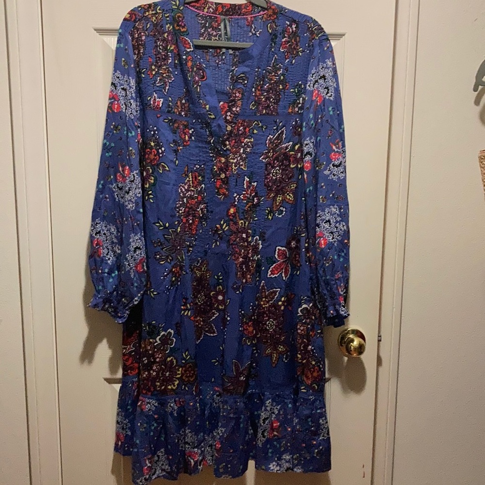 ANTHROPOLOGIE Diana Pintucked Tunic Dress